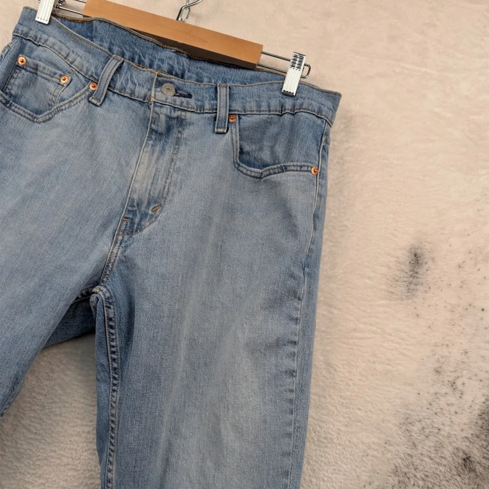 Levi's 559 Jeans Mens 36x34 Light Blue Relaxed Straight Denim Dadcore Americana